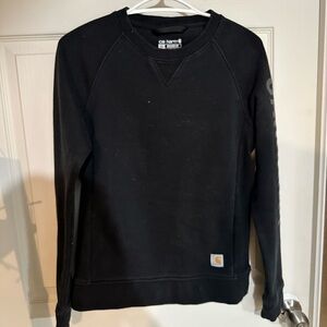 Womens Carhartt Black Crew Neck Sweater
